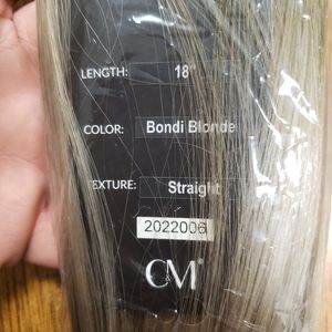 Covet and Mane ⭐ 18" Bondi Blonde Straight Hair Extensions Wefts ⭐ NEW w/Tags